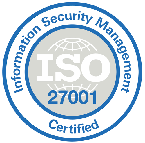 Image of the ISO certification logo.